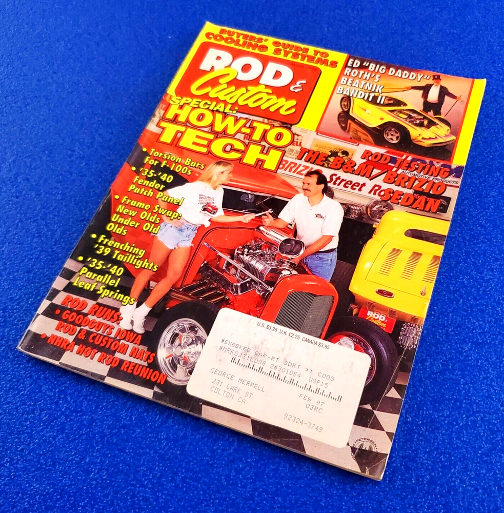 ROD & CUSTOM SPECIAL: HOW TO TECH ROD TESTING THE B&M/BRIZIO SEDAN MARCH 1996