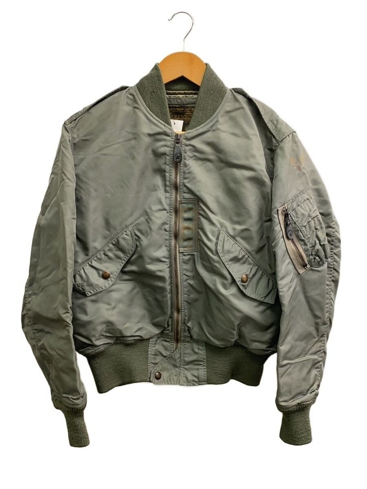 The Real Mccoy S Flight Jacket/M/Rayon/Gry/8415-273-3974 20101