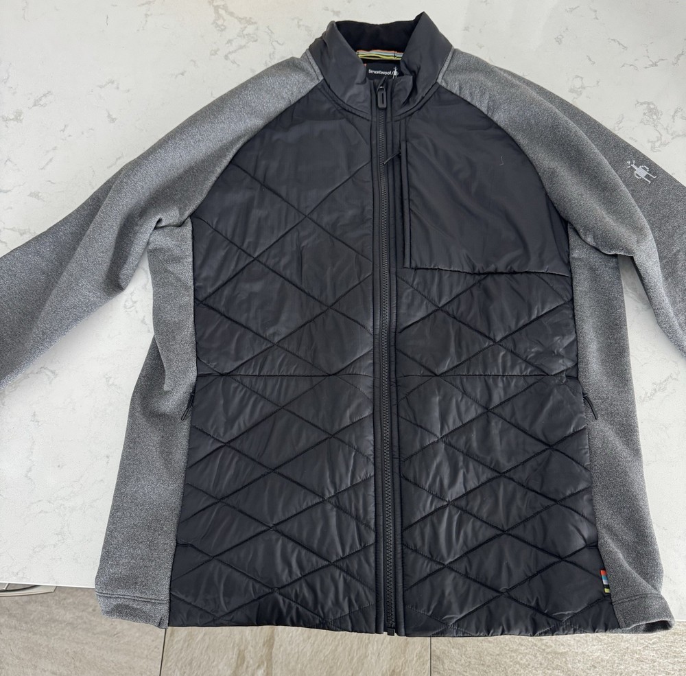 Smartwool Smartloft 120 Jacket Men Size XL Black/Grey