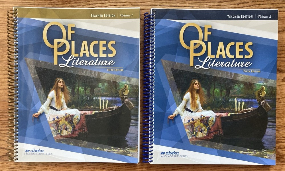 Abeka Of Places Literature Fifth Edition Teacher Edition Volumes 1 and 2