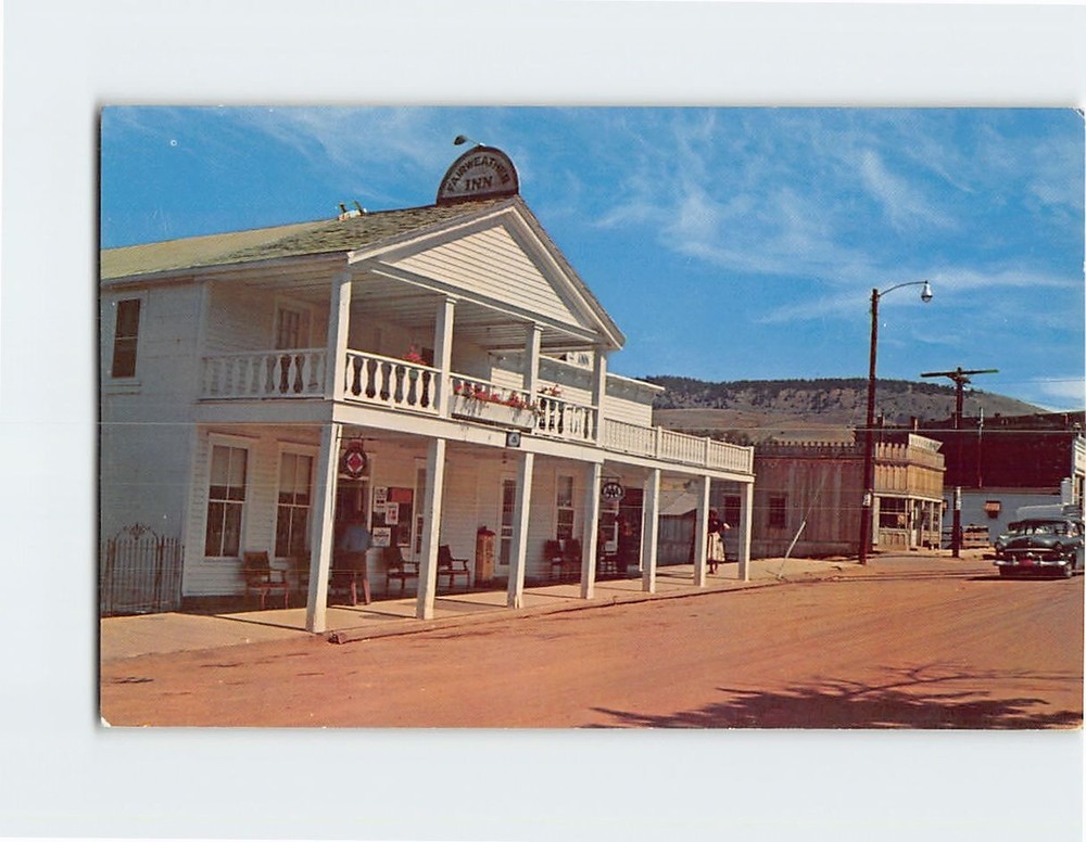 Postcard Fairweather Inn Hotel Virginia City Montana