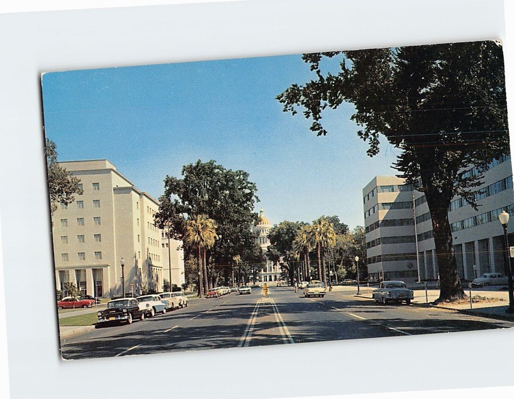 Postcard West Capitol Avenue Sacramento California USA