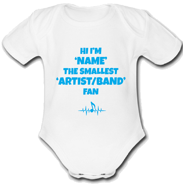 Wind @ And Fire Earth babygrow Baby vest grow music gift FAN GIFT CUSTOM NAME