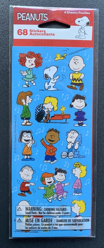 Snoopy Peanuts Stickers Free Shipping New