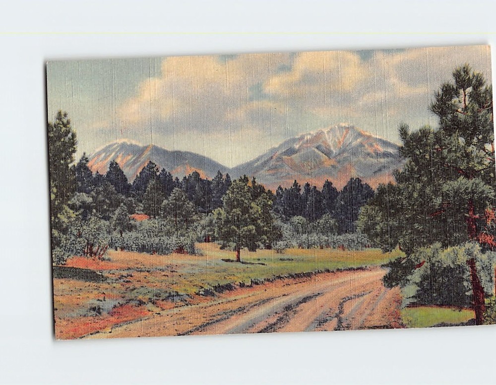 Postcard Spanish Peaks Southern Colorado USA