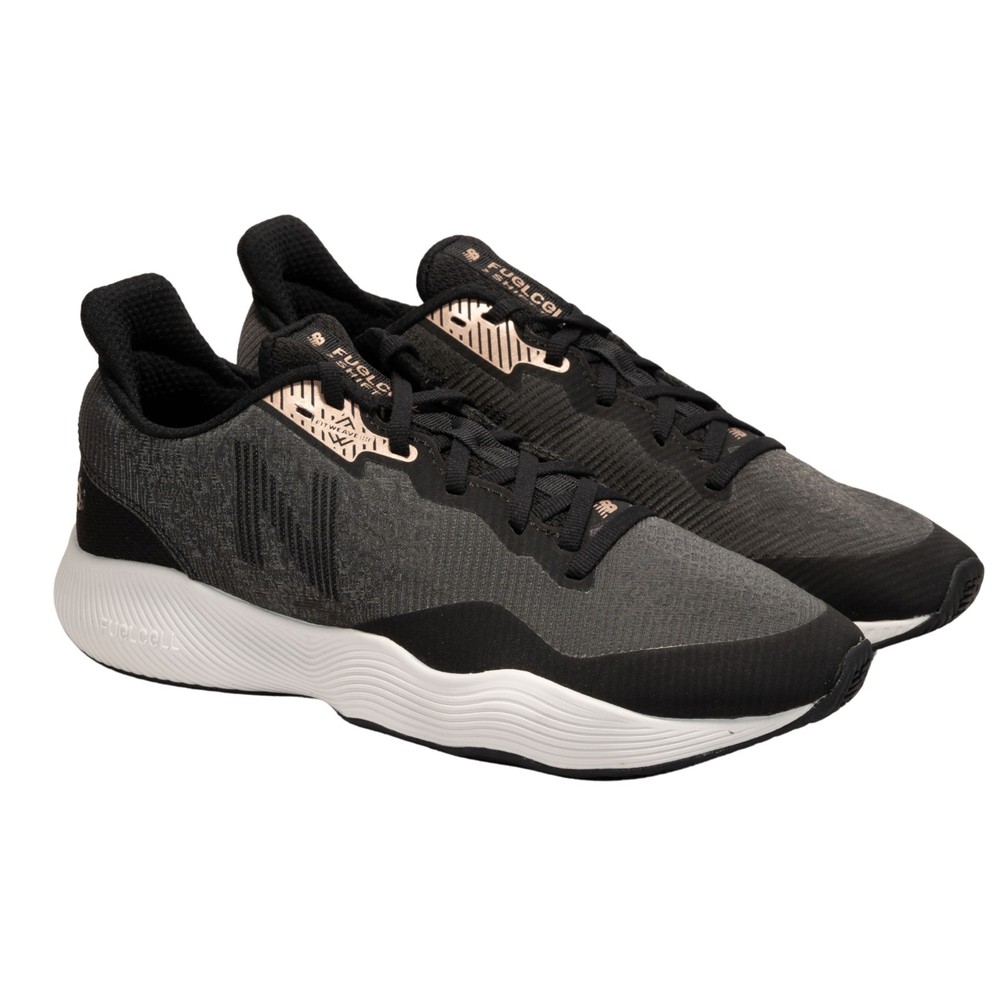 New Balance Women's FuelCell Shift Tr V1 Cross Trainer Black Gold Metallic 10.5