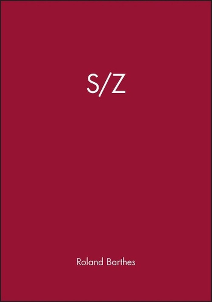 S/Z: An Essay by Roland Barthes (French) Paperback Book
