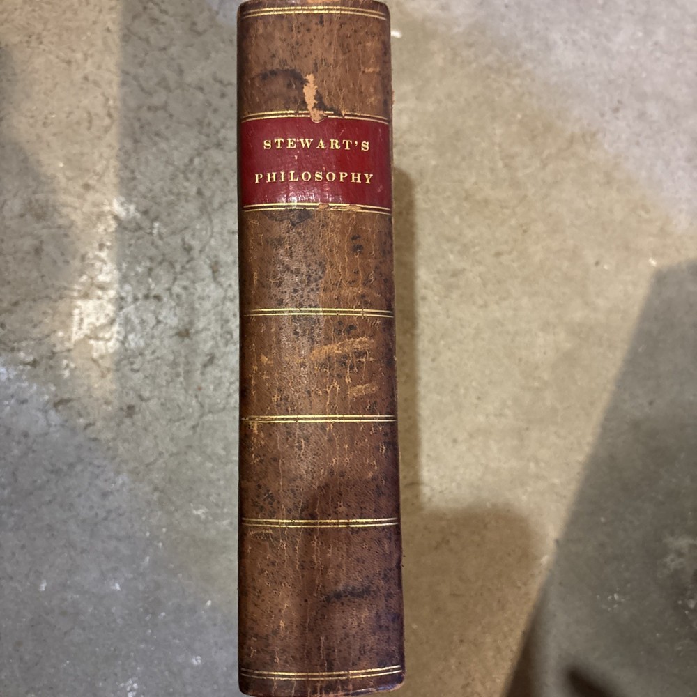 1829 Elements Of The Philosophy Of The Human Mind By Dugald Stewart