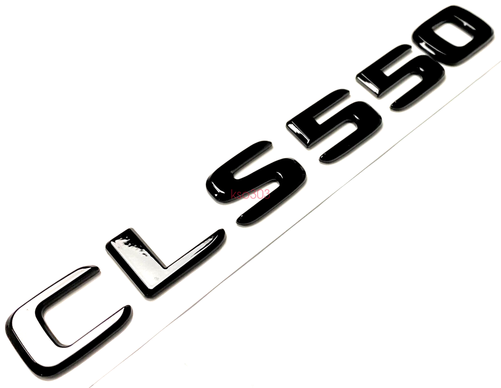 #2 BLACK CLS550 FIT MERCEDES REAR TRUNK EMBLEM BADGE NAMEPLATE DECAL LETTERS