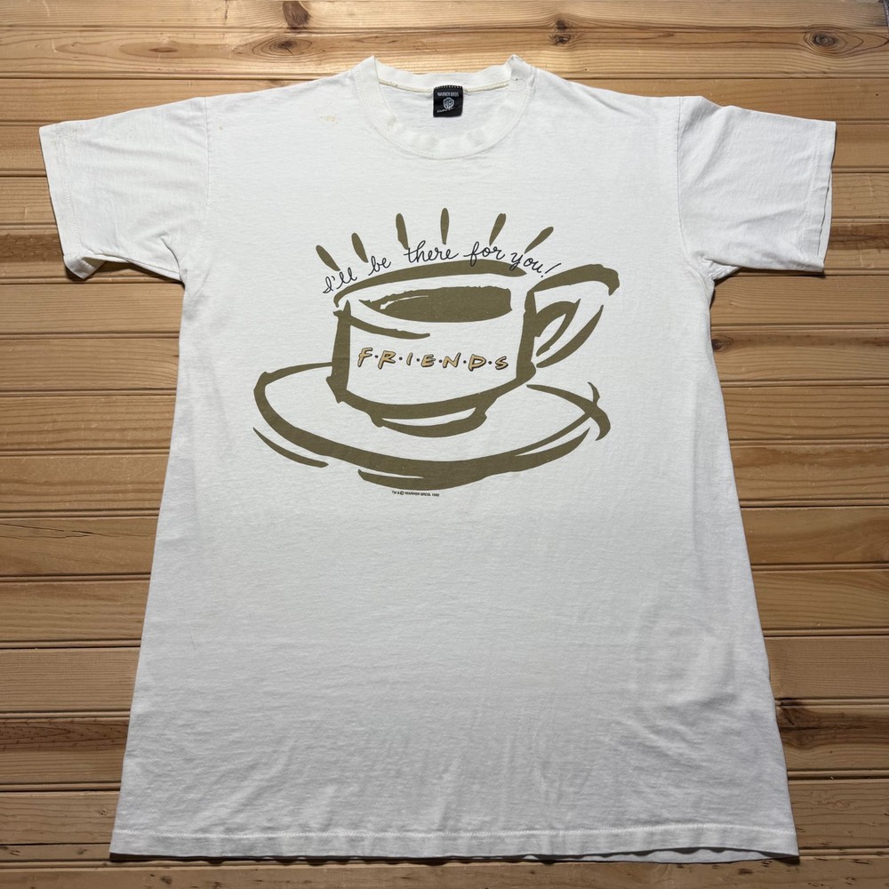 Vintage 1995 Friends I'll Be There For You Coffee Cup TV Show Shirt - One Size