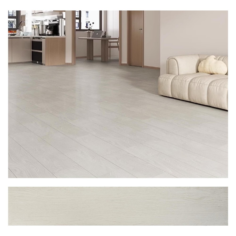 36-Pack Peel and Stick Vinyl Plank Floor Tiles - 54 Sq.Ft Natural Wood Look