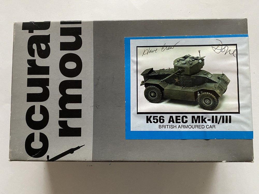Accurate Armour British AEC MK-II/III WWII Armored Car 1/35 Resin Model Kit-image
