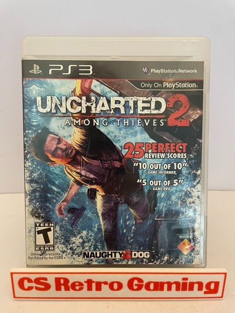 Uncharted 2: Among Thieves (PlayStation 3, PS3) Complete w/ Manual Tested