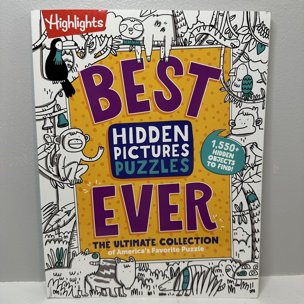 Highlights Best Hidden Pictures Puzzles Ever (Paperback) Like New