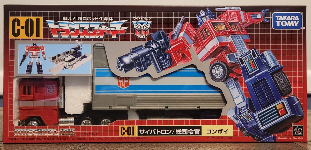 MISB in USA - Transformers 40th Missing Link C-01 Convoy Optimus Prime - Takara