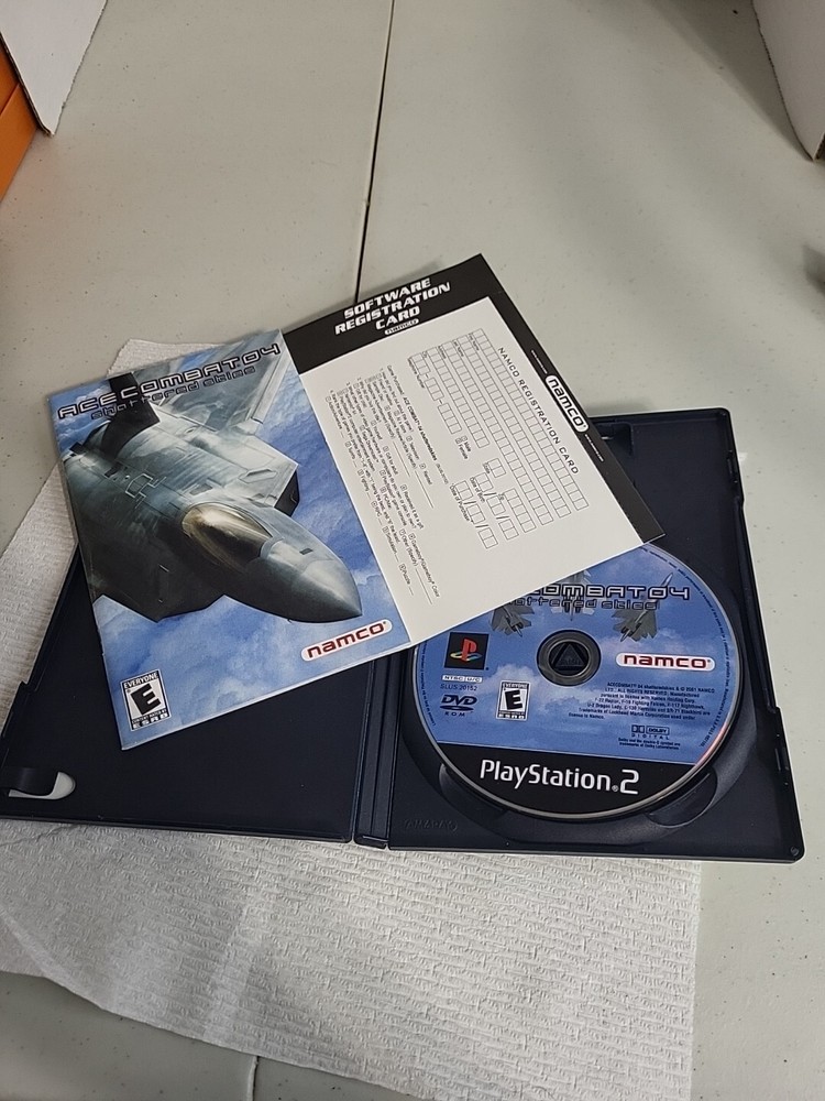 Ace Combat 4 Shattered Skies PS2 W/Reg Card/Manual Working Pics Fast Shipping!-image