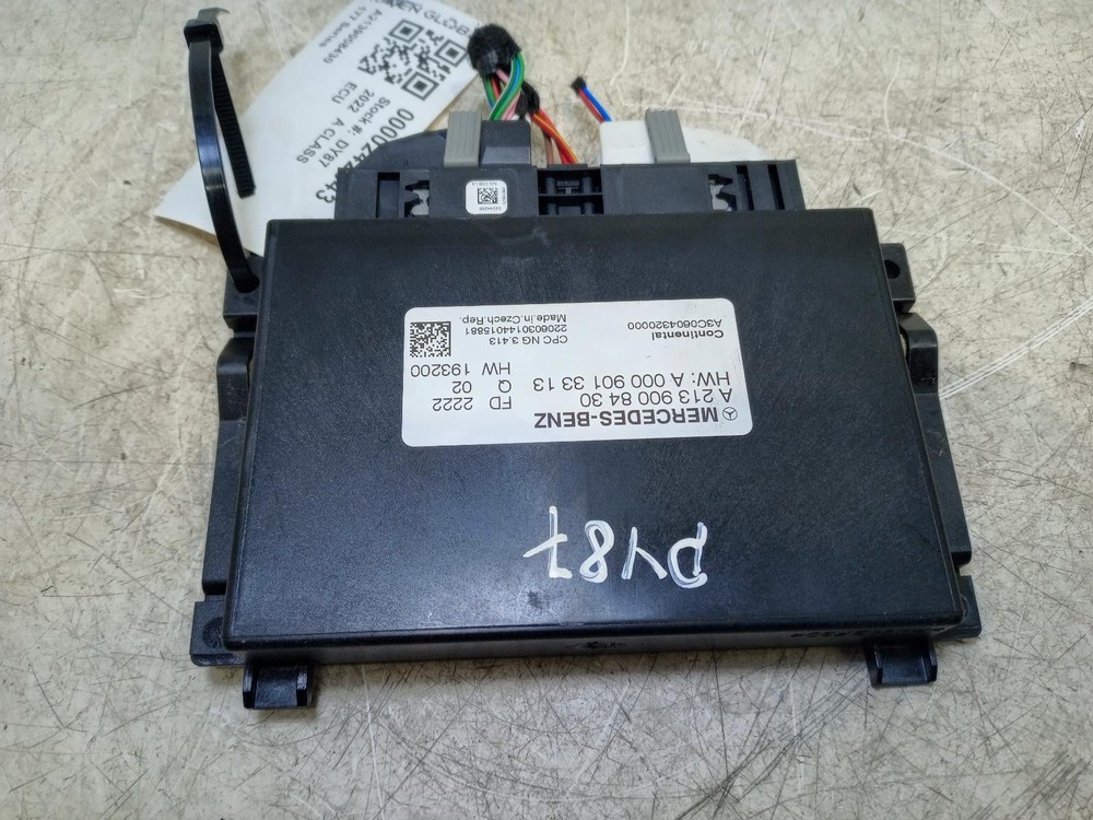 MERCEDES A CLASS DRIVETRAIN CONTROL MODULE ECU A2139008430 W177 2018-2024