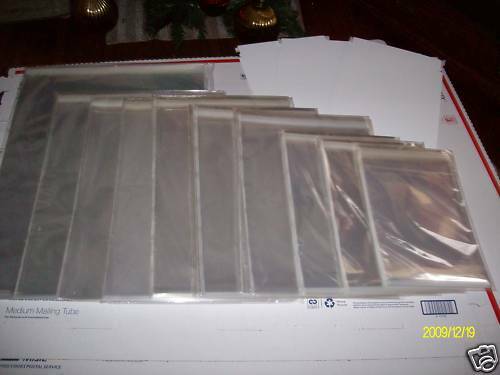 SATURDAY EVENING POST 25 ACID FREE ARCHIVAL STORAGE DISPLAY ENVELOPES 9 X 12-image