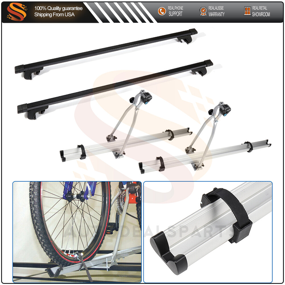 Package + Bicycle Carrier For 48' JEEP PATRIOT Sport Cross Bar Top Roof Rack