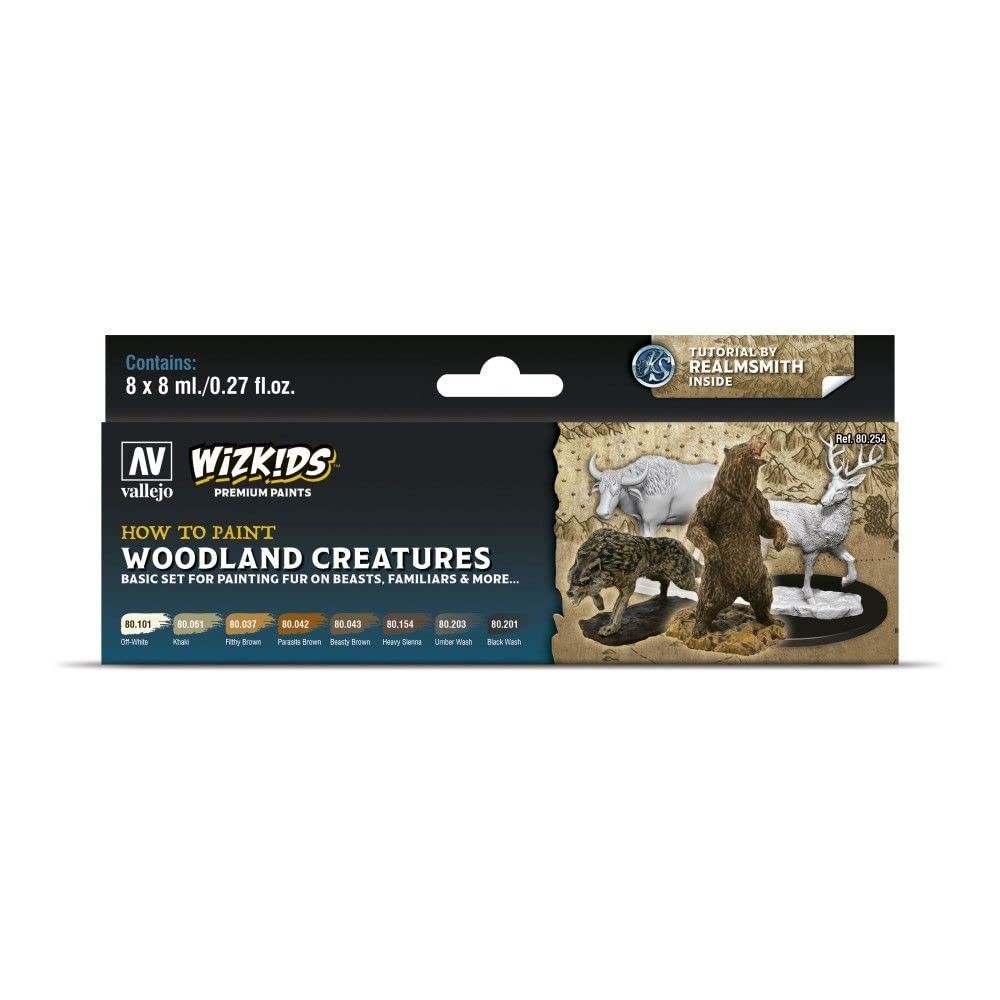 - Wizkids | Woodland Creatures | Modeling Wargames Premium Paints Set | Ideal...