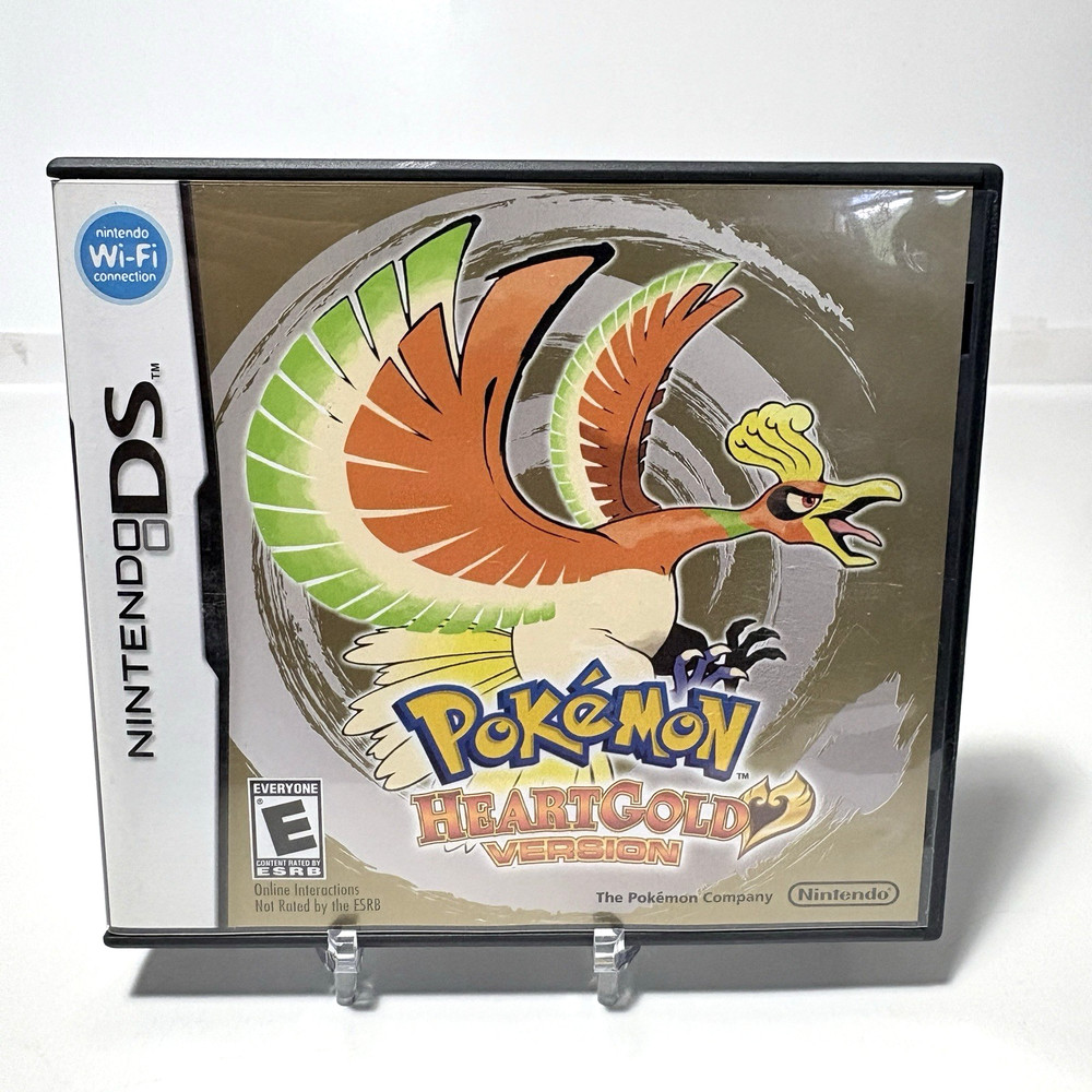 Pokemon HeartGold Version Nintendo DS Complete CIB Tested Authentic