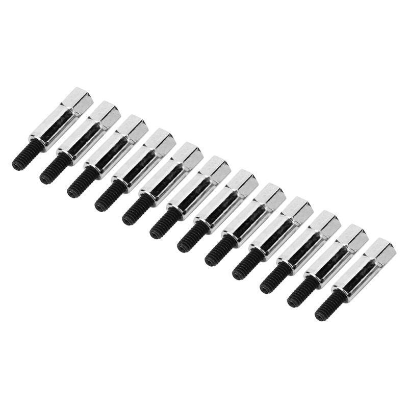 12pcs Chrome Cover Bolt Set for 289 302 351W Engine Parts Replacement