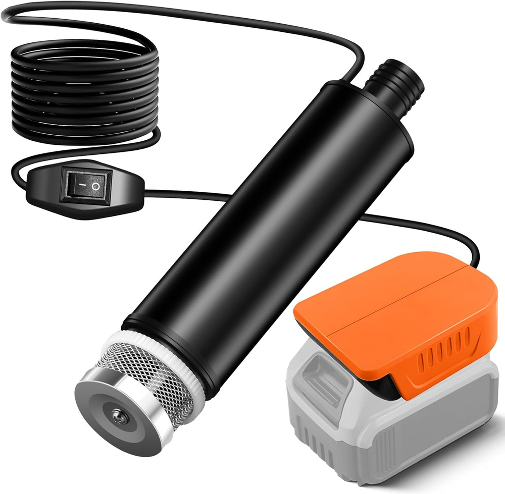 20V/60V Cordless Submersible Water Pump 635GPH Portable Transfer Pump for Dewalt Batteries