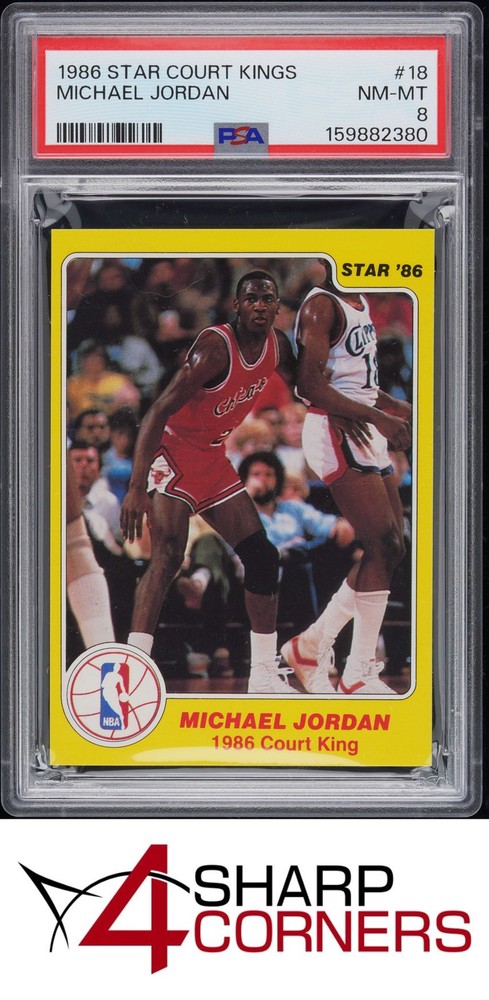 1986 Star Court Kings #18 Michael Jordan Rc Bulls Hof Psa 84SC is the hobby's first consignment choice on eBay!