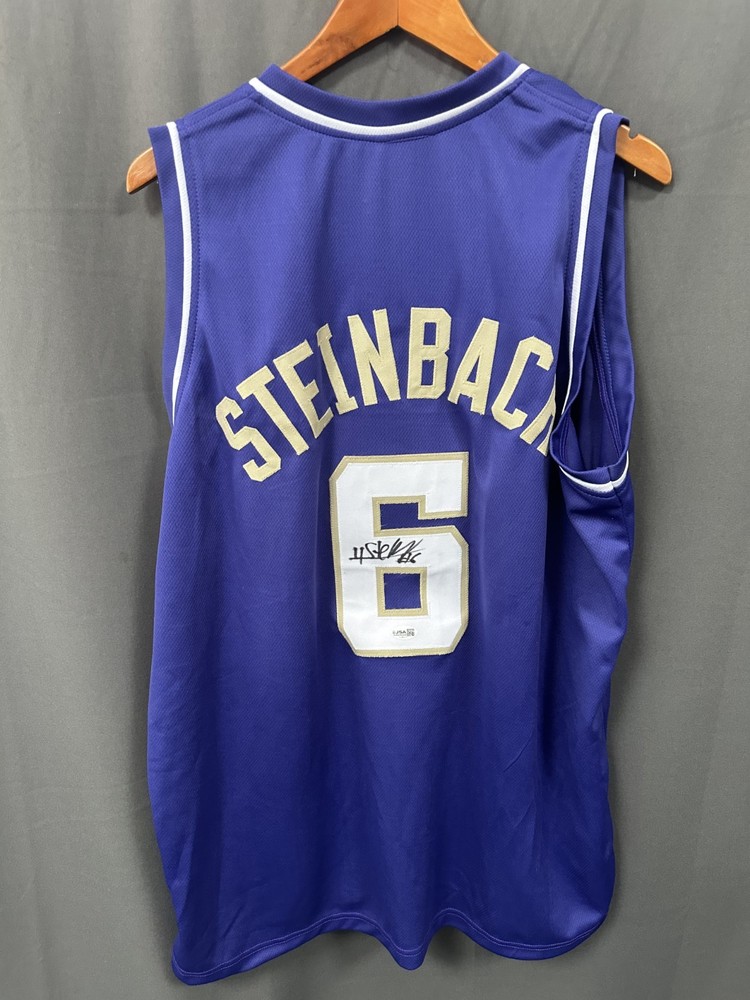 Hannes Steinbach Signed Washington Basketball Jersey AUTO JSA COA Sz XLPROBSTEIN is actively accepting consignments !!