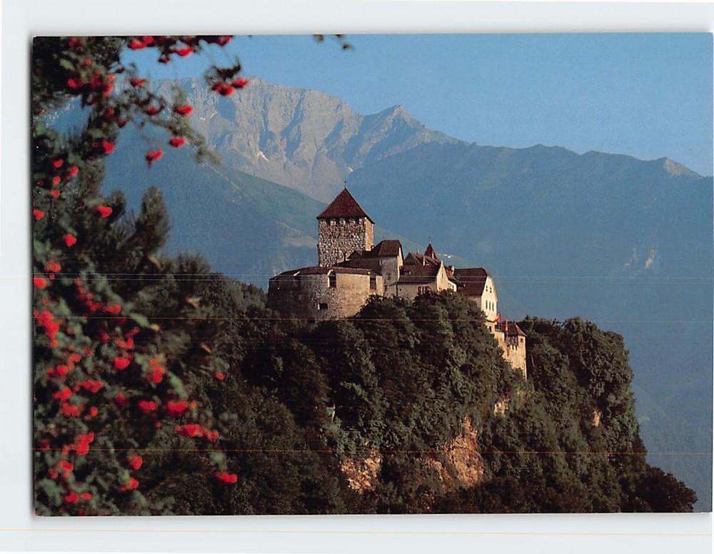 Postcard Castle Vaduz Liechtenstein