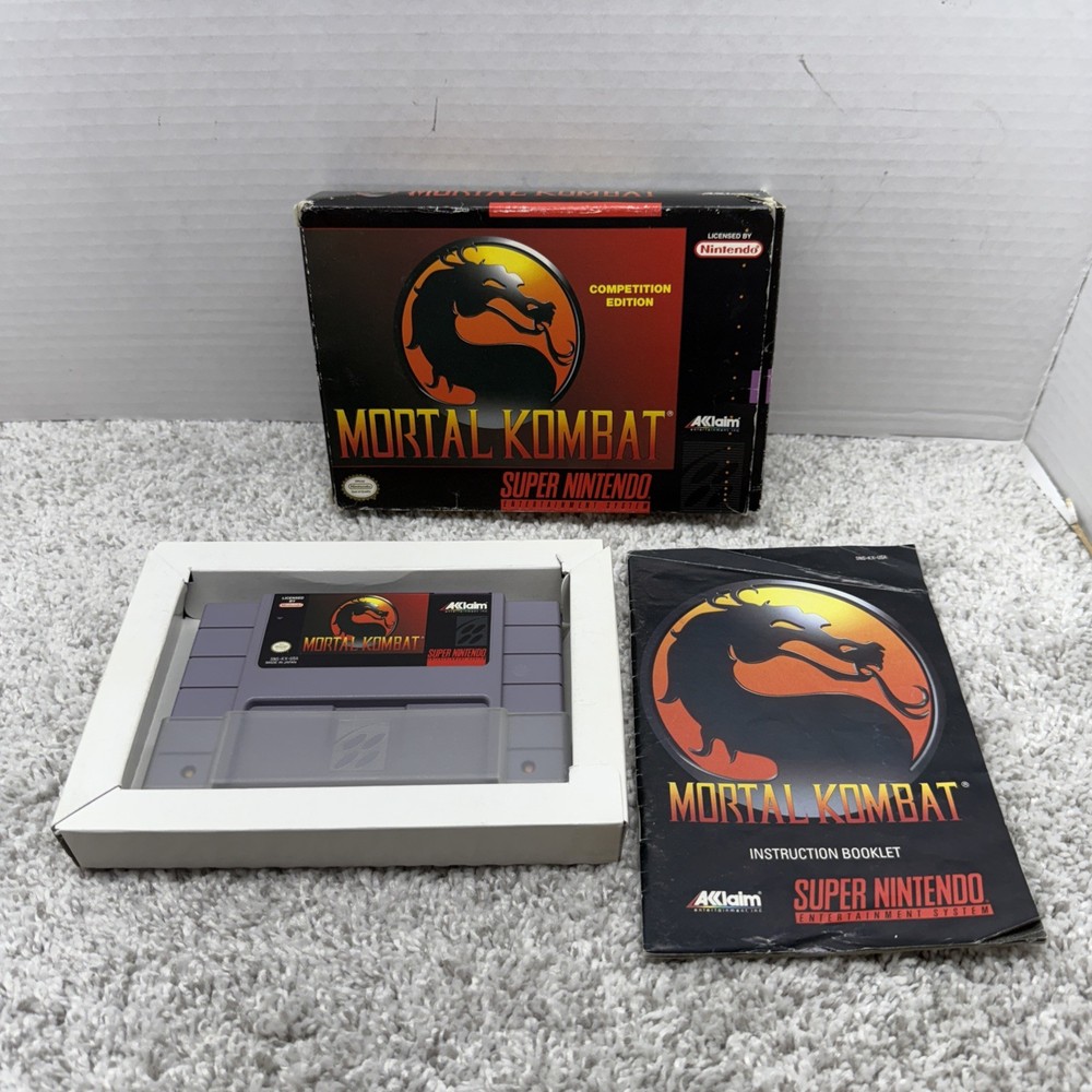 Mortal Kombat Competition Edition Super Nintendo Entertainment System