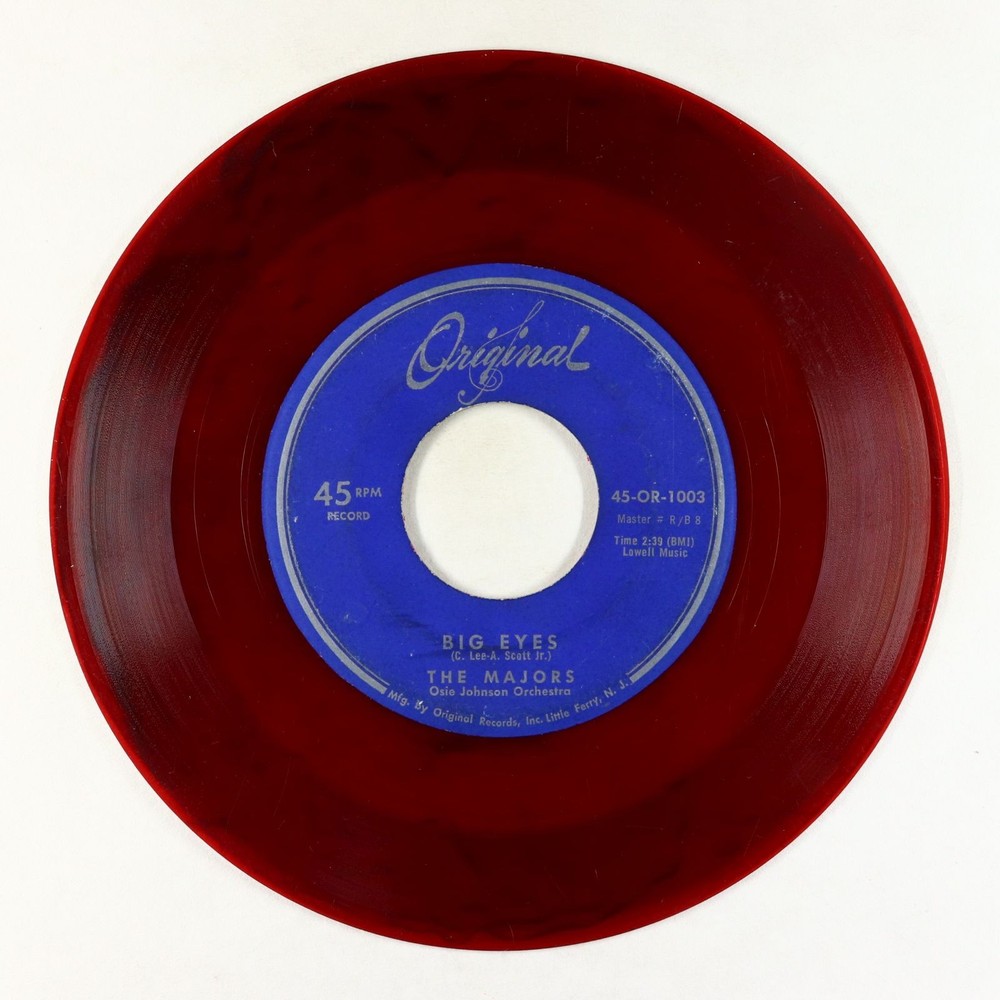 Doo-Wop R&B 45 - Majors - Big Eyes/Go Way - Original - red wax!