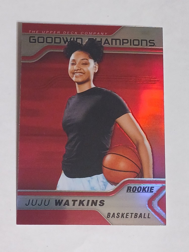 2023 Upper Deck Goodwin Champions Juju Watkins Platinum Red Rainbow P45 Parallel Card