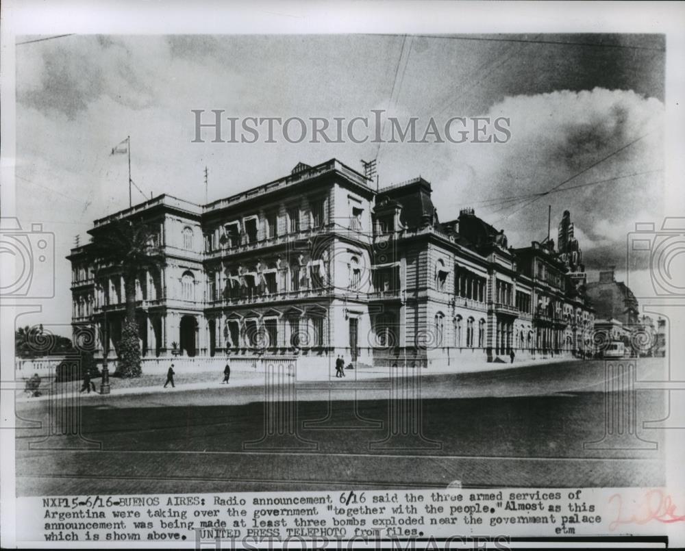 Press Photo Government Palace, Buenos Aires, Argentina - mjw01490