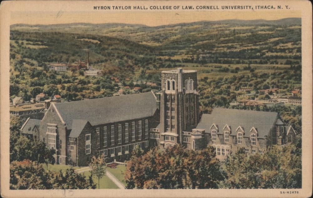 Ithaca, NY New York Myron Taylor Hall, College of Law, Cornell University Teich