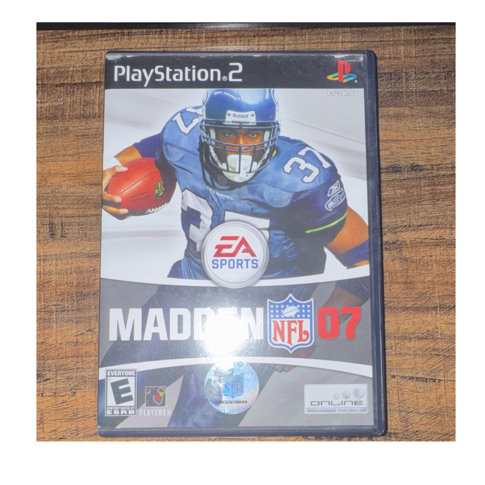 EA Sports Madden NFL 07 Sony PlayStation 2 Online Play E NTSC-U/C Complete