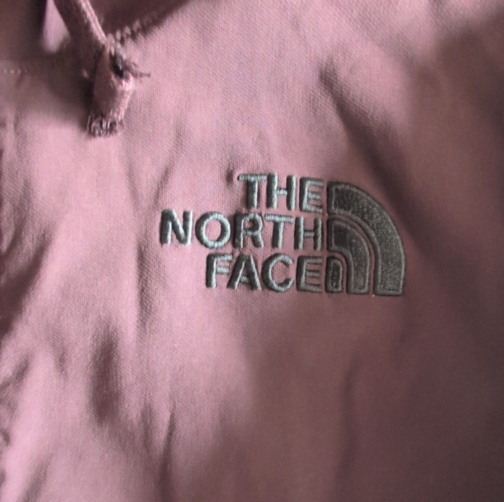 The North Face Women's Hooded Full Zip Jacket Long Sleeve Purple L