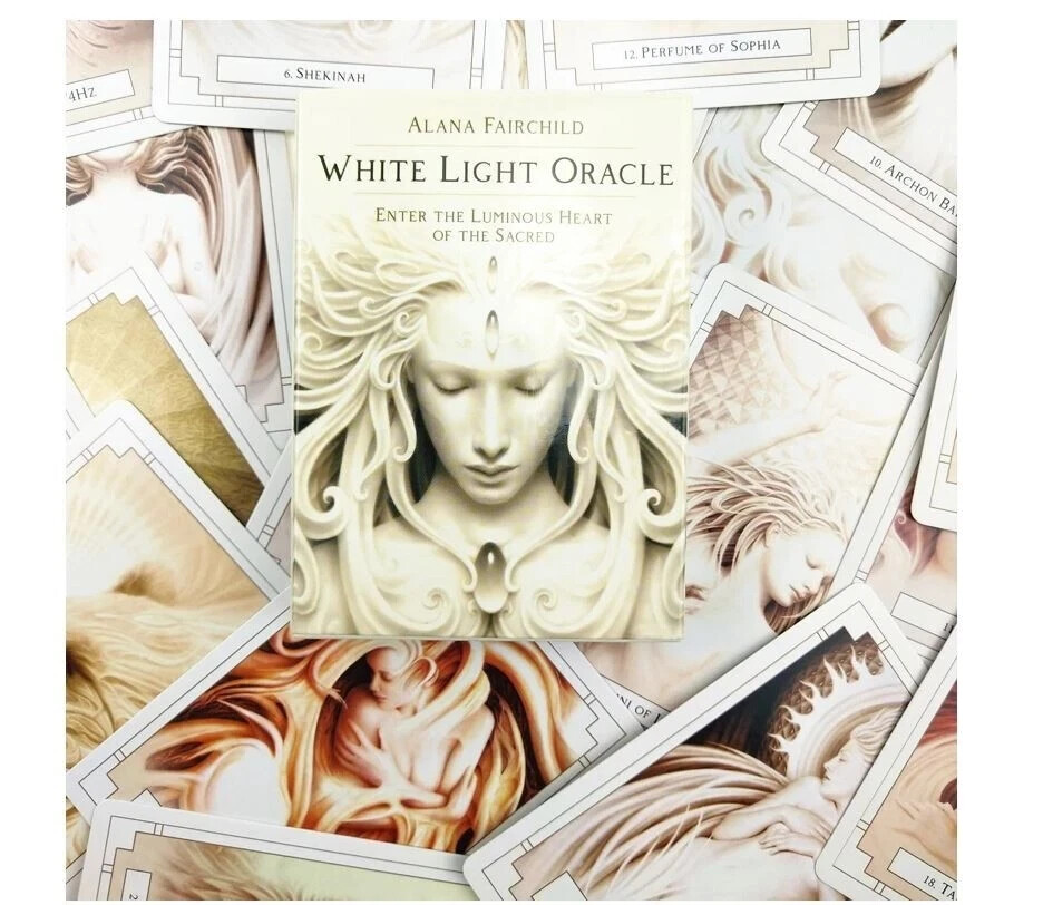 White Light Oracle Tarot Deck for Divination and Family Board Game Fun  