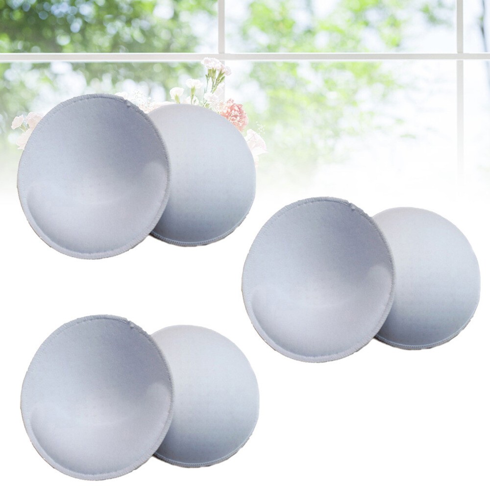 3 Pairs Bandeau Eco-friendly Bra Inserts Backless Dress Pads