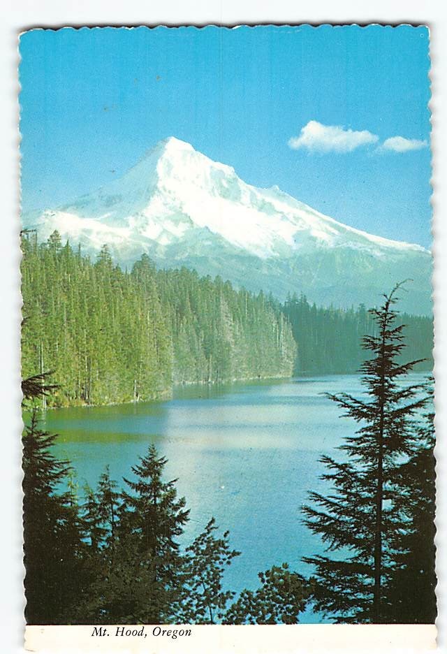 Postcard Mt. Hood Oregon USA