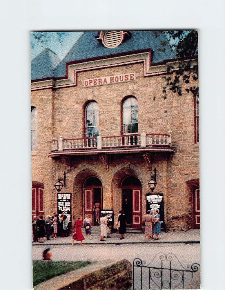 Postcard Opera House Central City Colorado USA
