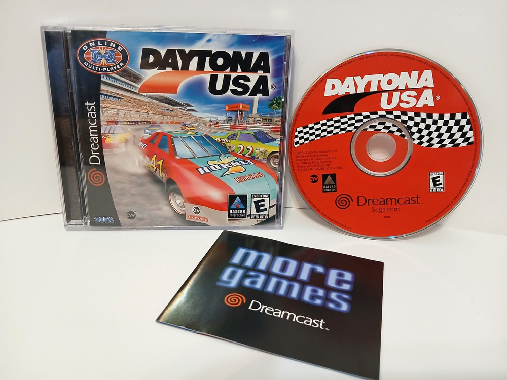 Daytona USA (Sega Dreamcast, 2001) Complete! Near Mint Disc Authentic & Tested
