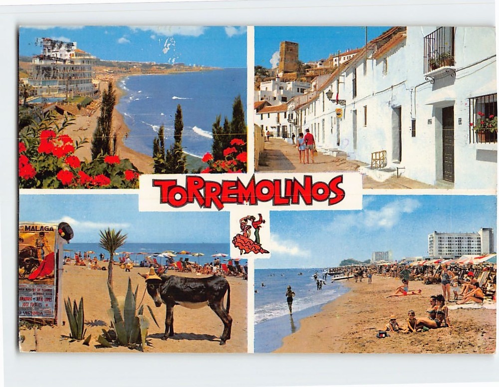 Postcard Scenes & Views Torremolinos Costa del Sol Spain