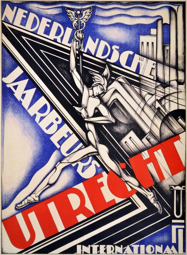 Nederlandsche Utrecht International Decor Poster. Home Graphic Art Design 4013