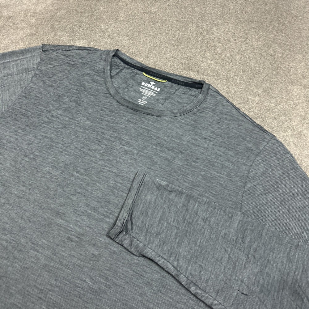 Bombas Merino Wool Blend Long Sleeve Shirt Mens 2XL Base Layer Blue