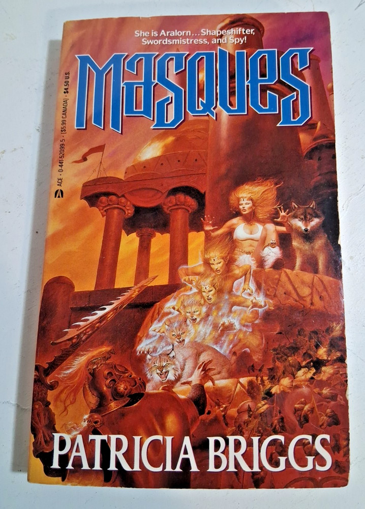 MASQUES.  Patricia Briggs. 1993. Mercy Thompson author. 1st printing