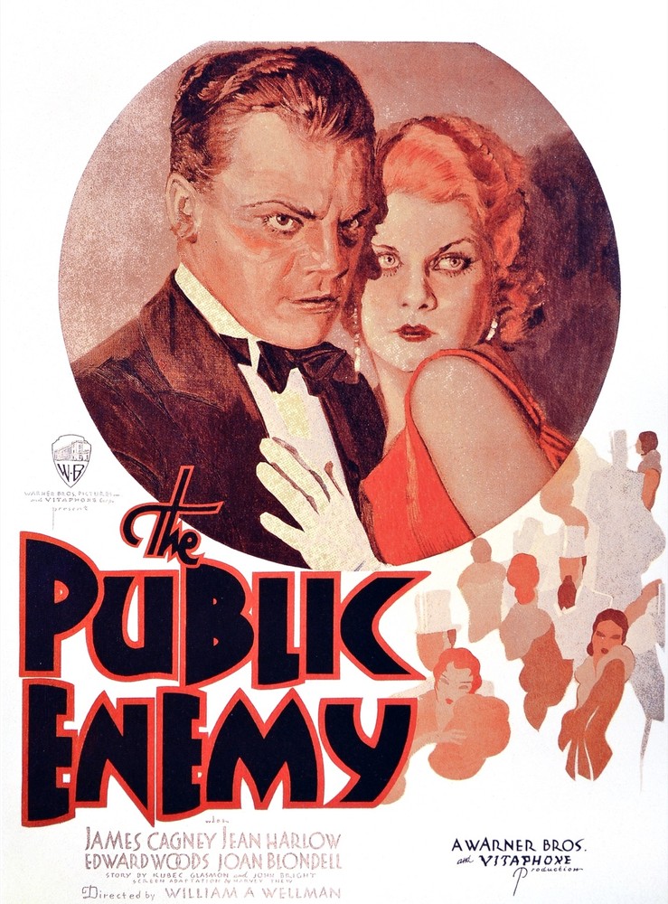 The Public enemy, Warner Bros. Movie Decorative. Home Graphic Art Design 4050
