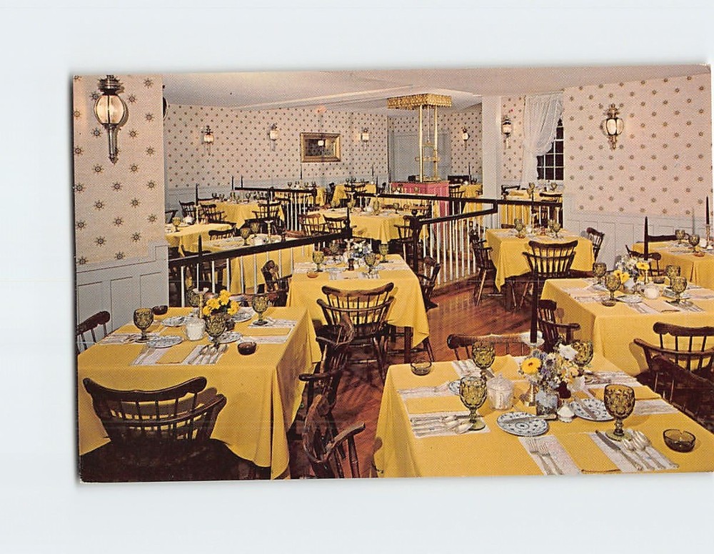 Postcard Dining Room Green Mountain Inn & Motel Stowe Vermont USA North America