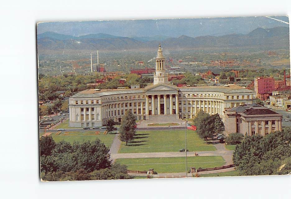 Postcard Civic Center Denver Colorado USA