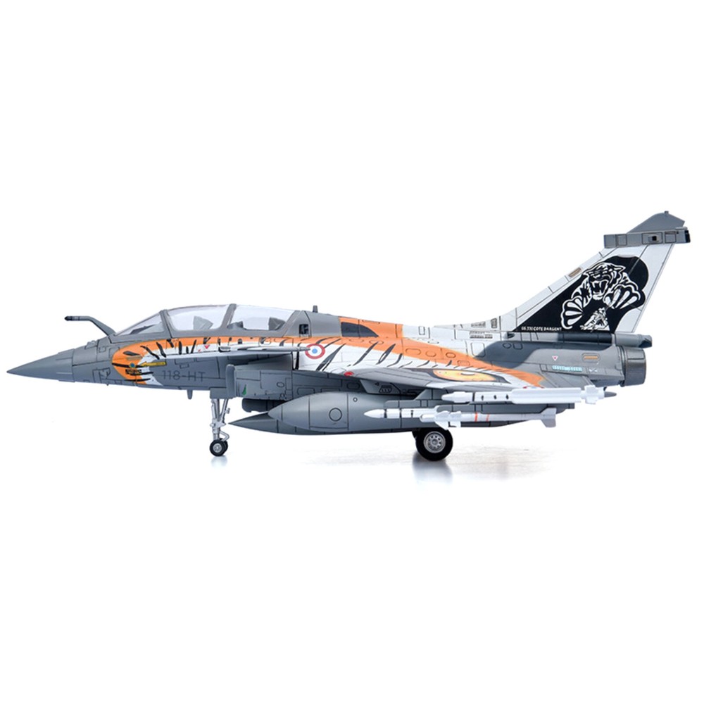 21cm Diecast Alloy 1/72 Scale Rafale B Tiger Fighter Finished Model Toy Gift